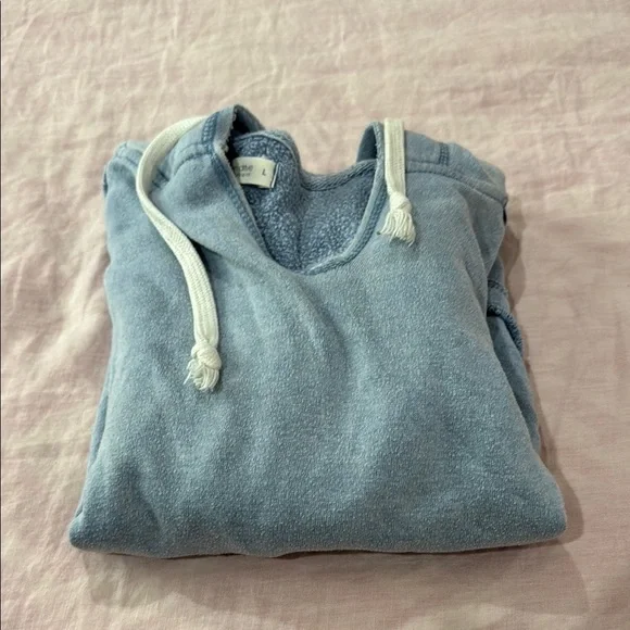 Ocean Drive Blue Oversized Long Sleeve Sweatshirt - Picture 4 of 4